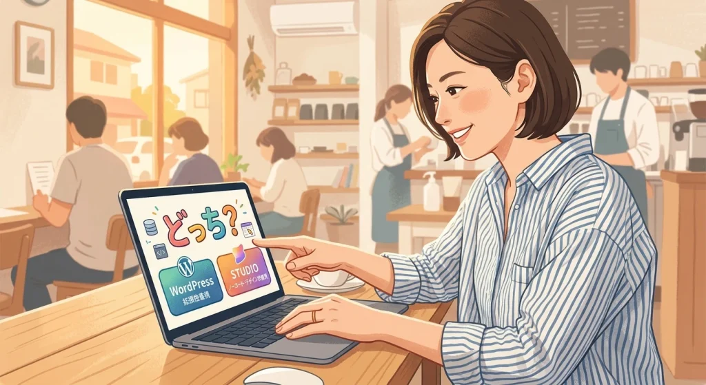 WordPressとSTUDIO比較！店舗HPに最適なCMSは？